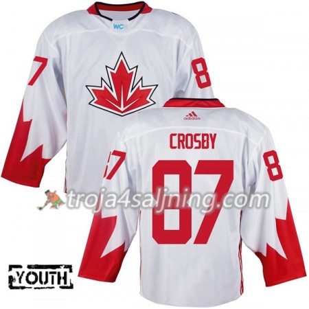 Kanada tröja Sidney Crosby 87 World Cup i ishockey 2016 Vit - NHL Tröjor Barn Kanada tröja Sidney Crosby 87 World Cup i ishockey 2016 Vit - NHL Tröjor Barn